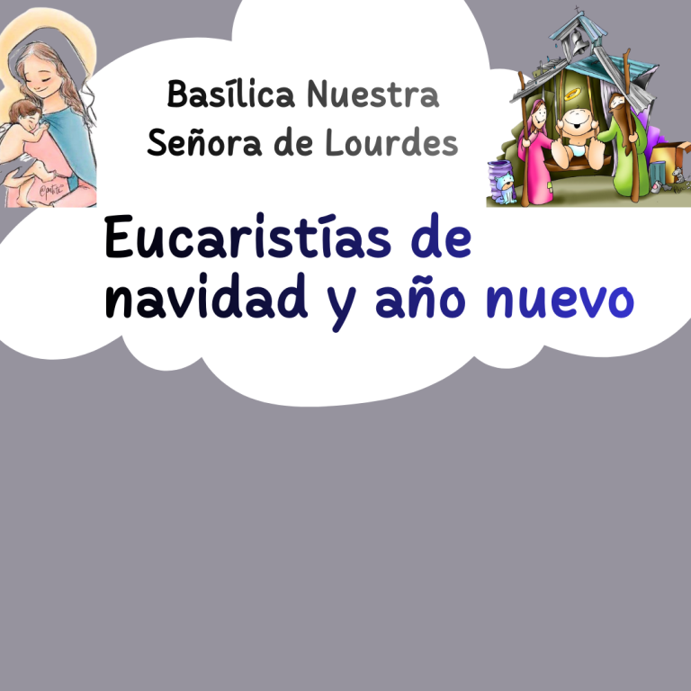 Eucaristías de Navidad y Año nuevo
